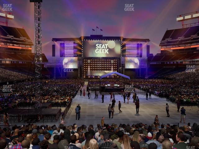 Nissan Stadium - Section 124 Seat View