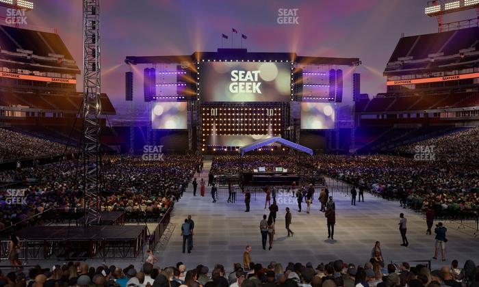 Nissan Stadium - Section 124 Seat View