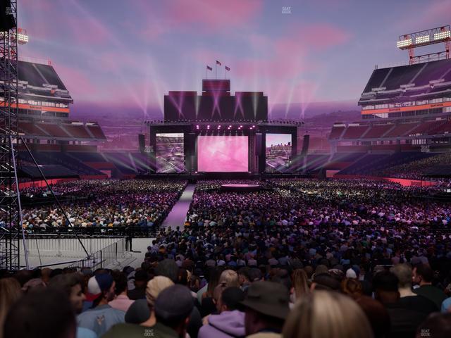 Nissan Stadium - Section 124 Seat View