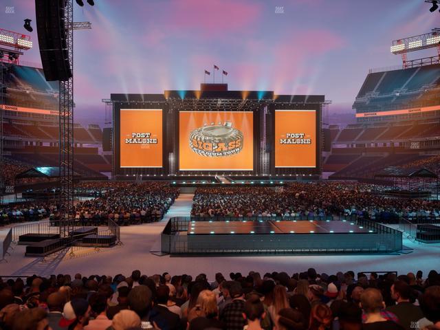 Nissan Stadium - Section 124 Seat View