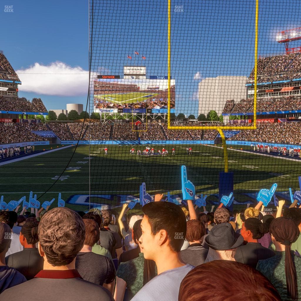 Nissan Stadium - Section 124 Seat View