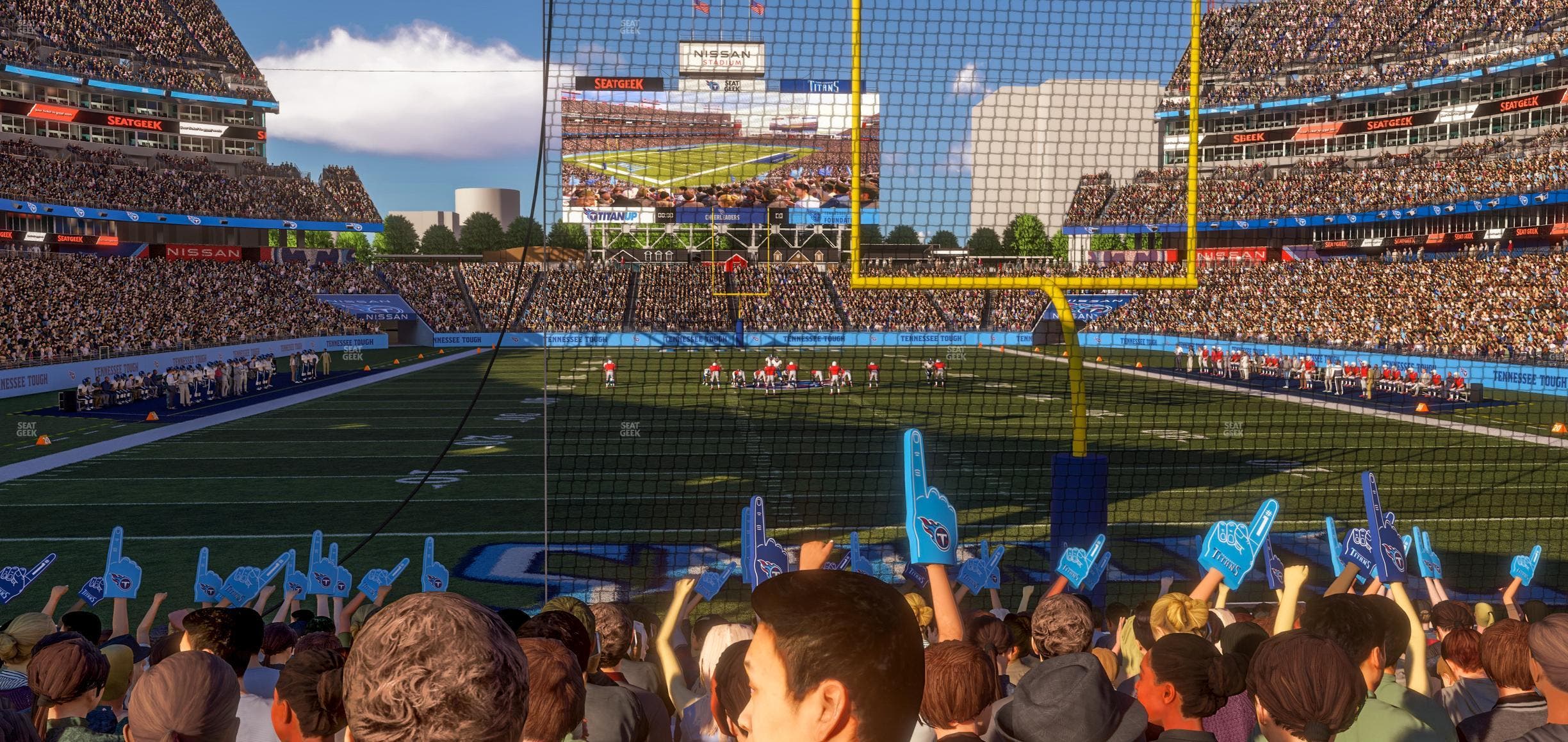 Nissan Stadium - Section 124 Seat View