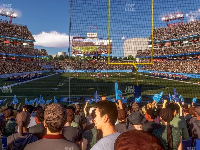 Nissan Stadium - Section 124 Seat View