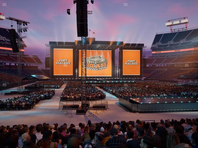 Nissan Stadium - Section 125 Seat View