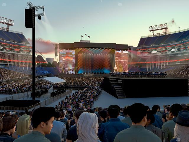 Nissan Stadium - Section 125 Seat View