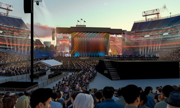 Nissan Stadium - Section 125 Seat View