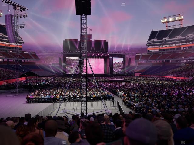 Nissan Stadium - Section 125 Seat View