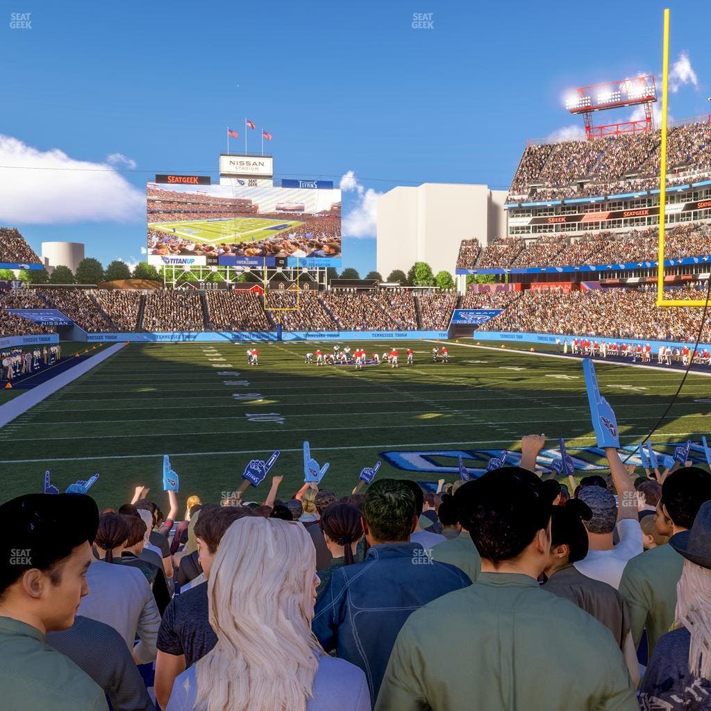 Nissan Stadium - Section 125 Seat View