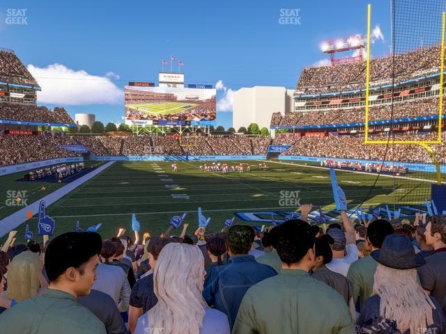 Nissan Stadium - Section 125 Seat View
