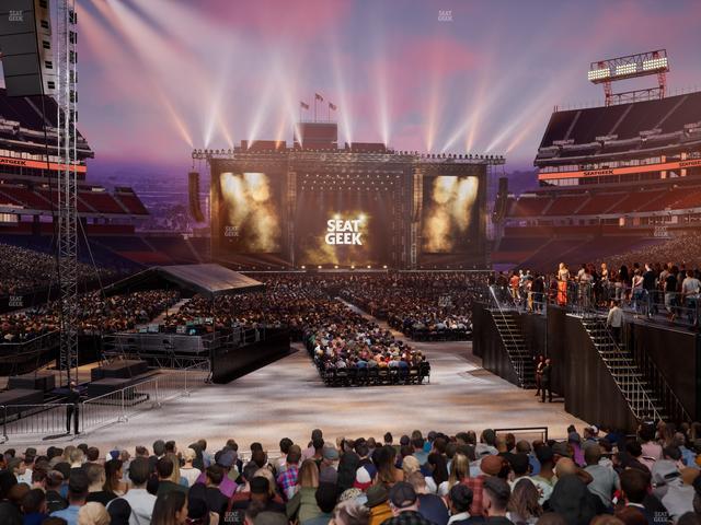 Nissan Stadium - Section 125 Seat View