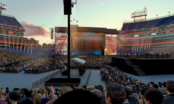 Nissan Stadium - Section 126 Seat View