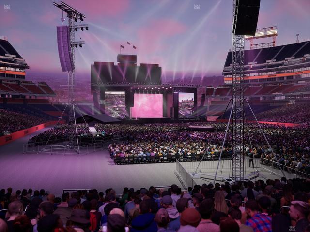 Nissan Stadium - Section 126 Seat View