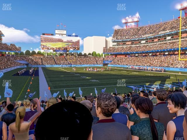 Nissan Stadium - Section 126 Seat View