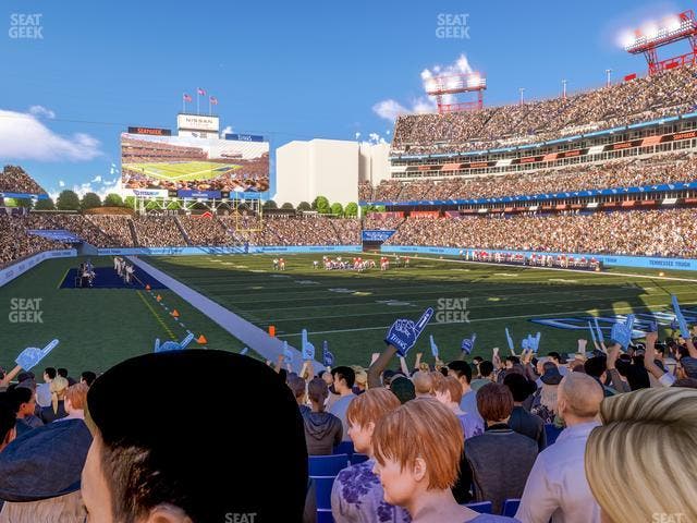 Nissan Stadium - Section 127 Seat View