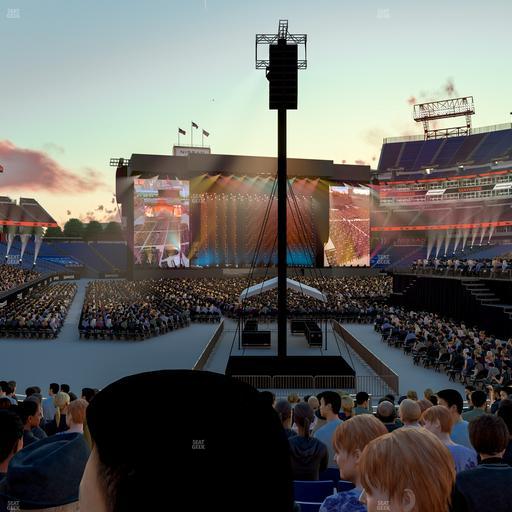 Nissan Stadium - Section 127 Seat View