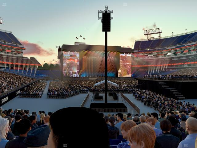 Nissan Stadium - Section 127 Seat View