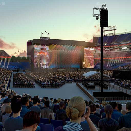 Nissan Stadium - Section 128 Seat View
