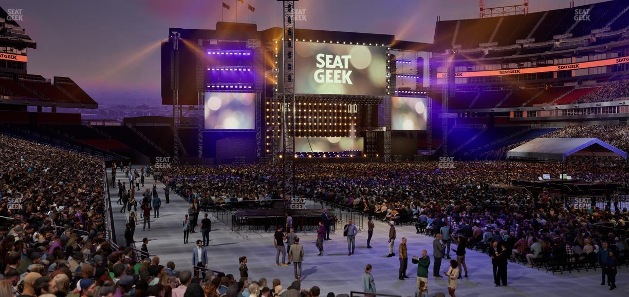 Nissan Stadium - Section 128 Seat View