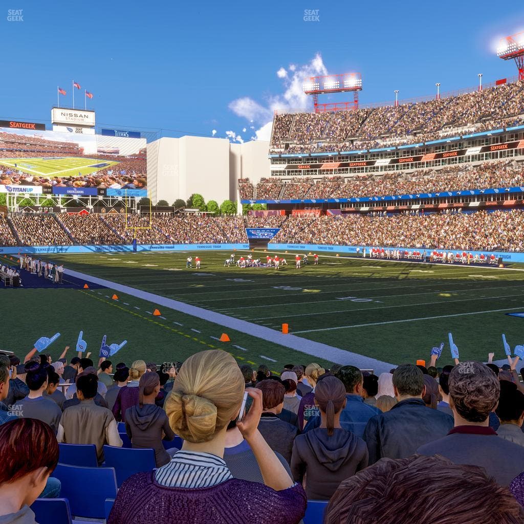 Nissan Stadium - Section 128 Seat View