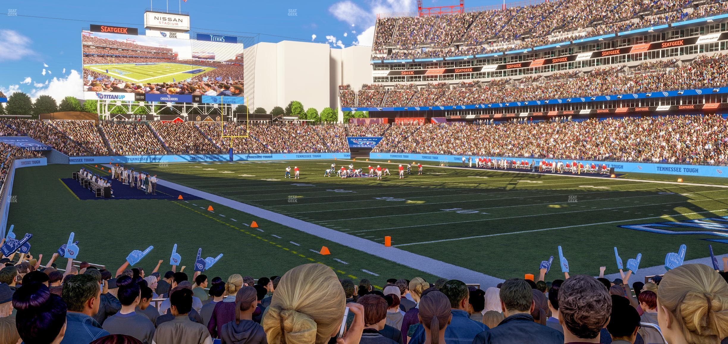 Nissan Stadium - Section 128 Seat View
