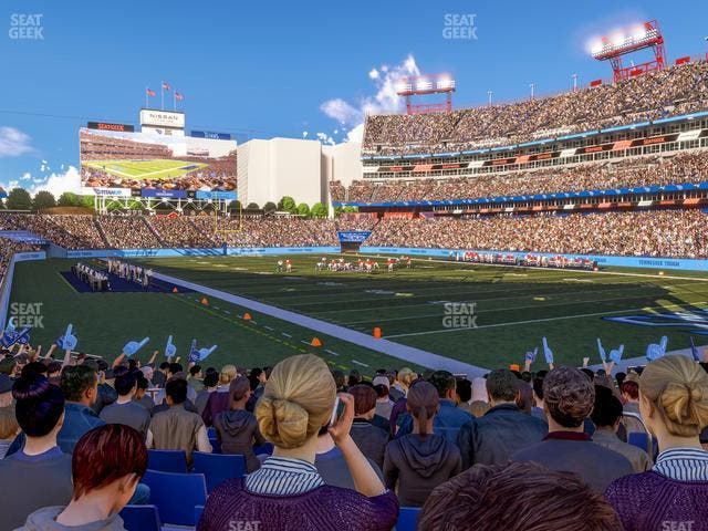 Nissan Stadium - Section 128 Seat View