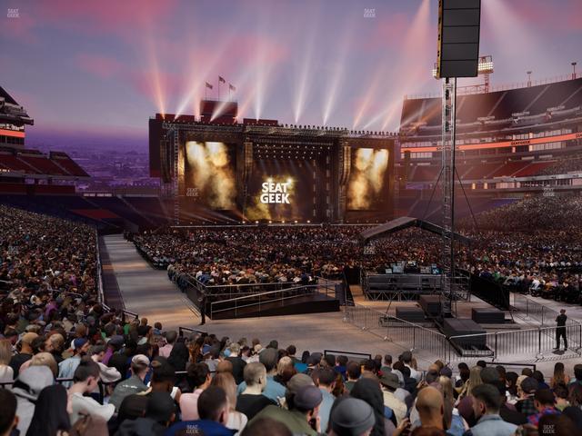 Nissan Stadium - Section 128 Seat View