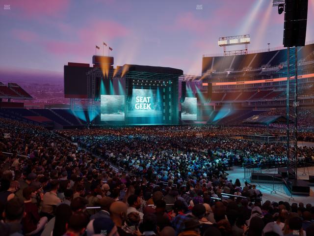 Nissan Stadium - Section 129 Seat View