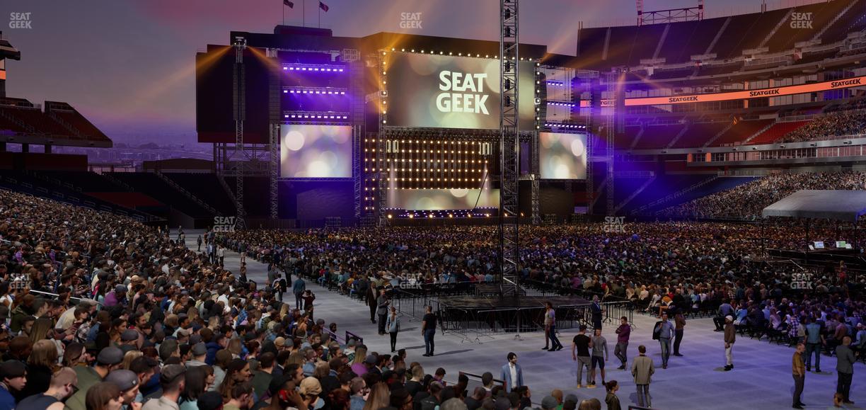 Nissan Stadium - Section 129 Seat View