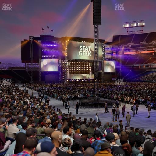 Nissan Stadium - Section 129 Seat View