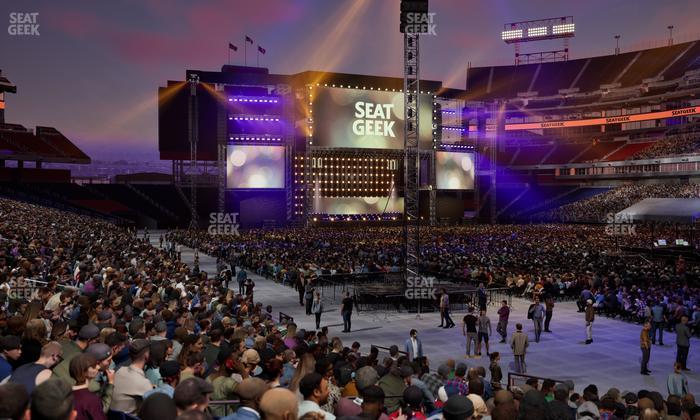 Nissan Stadium - Section 129 Seat View