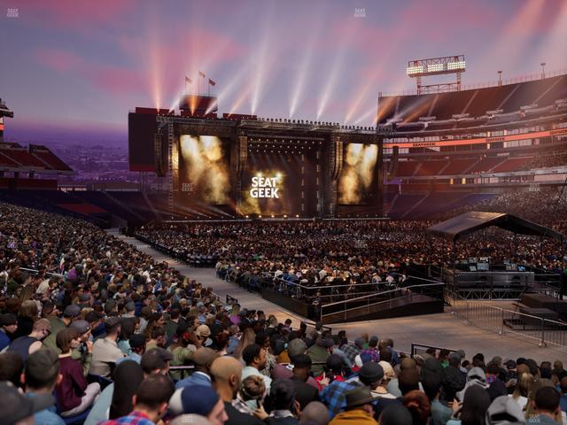 Nissan Stadium - Section 129 Seat View