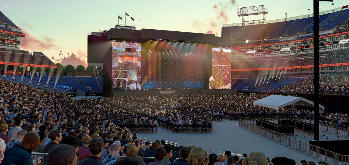 Nissan Stadium - Section 129 Seat View