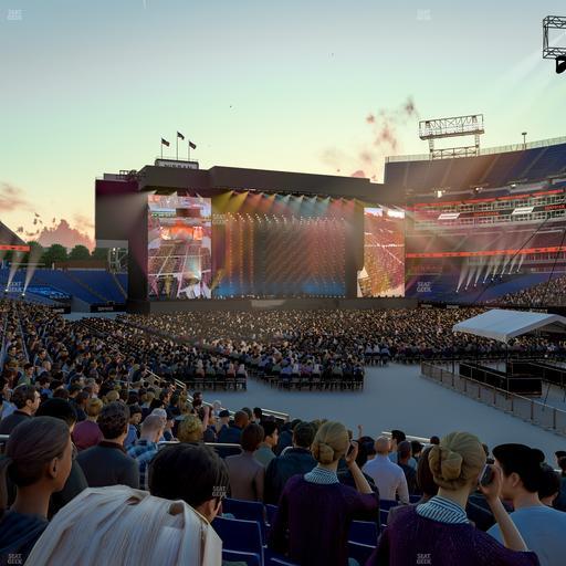 Nissan Stadium - Section 129 Seat View