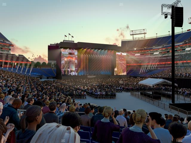 Nissan Stadium - Section 129 Seat View