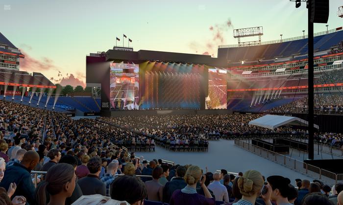 Nissan Stadium - Section 129 Seat View