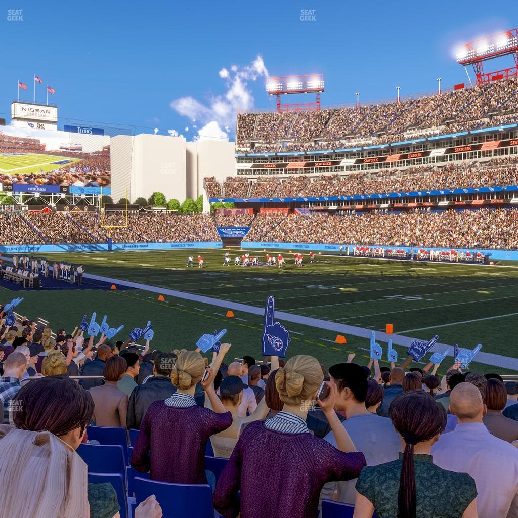 Nissan Stadium - Section 129 Seat View