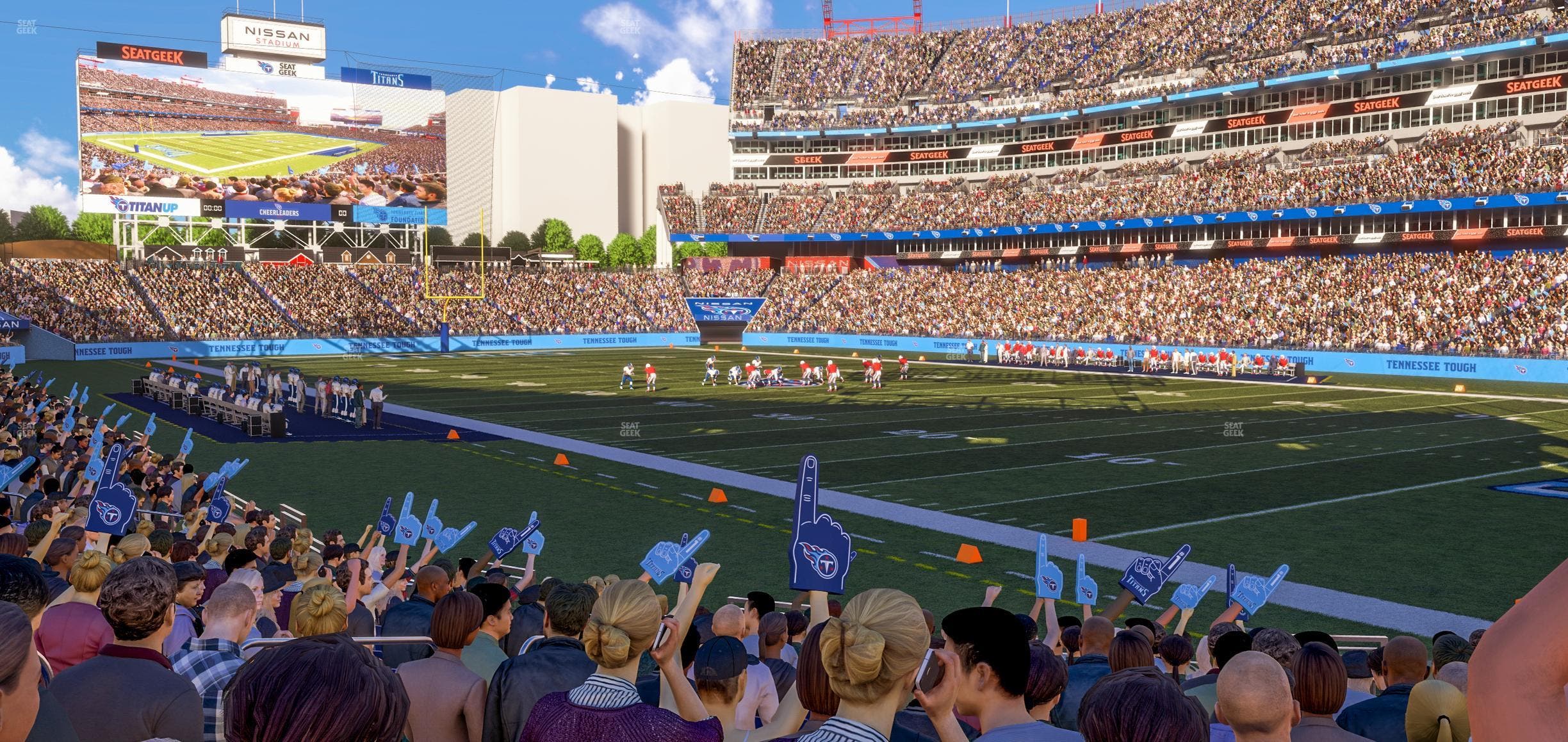 Nissan Stadium - Section 129 Seat View