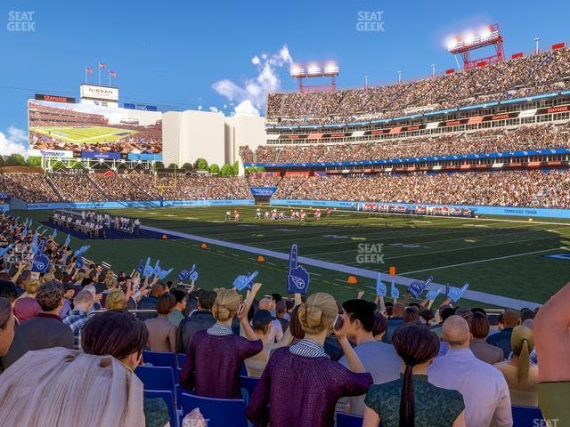 Nissan Stadium - Section 129 Seat View