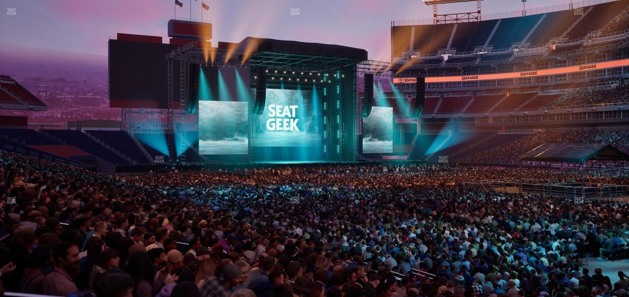 Nissan Stadium - Section 130 Seat View