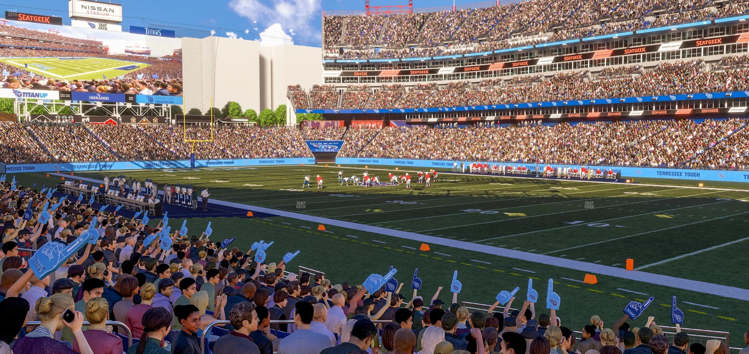 Nissan Stadium - Section 130 Seat View