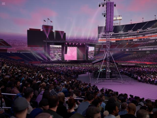 Nissan Stadium - Section 130 Seat View