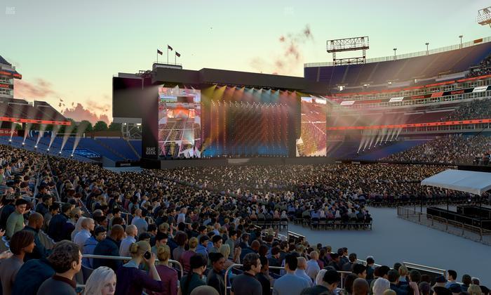 Nissan Stadium - Section 130 Seat View