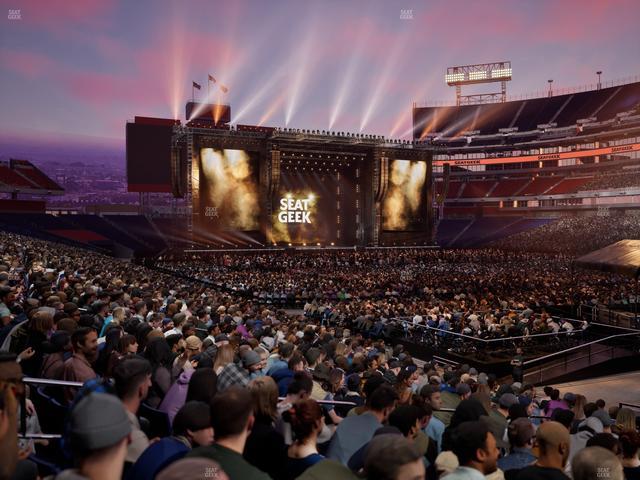 Nissan Stadium - Section 130 Seat View