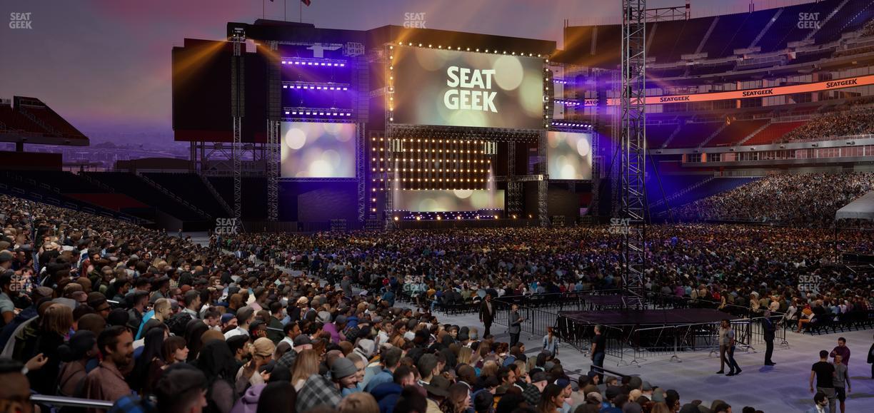 Nissan Stadium - Section 130 Seat View