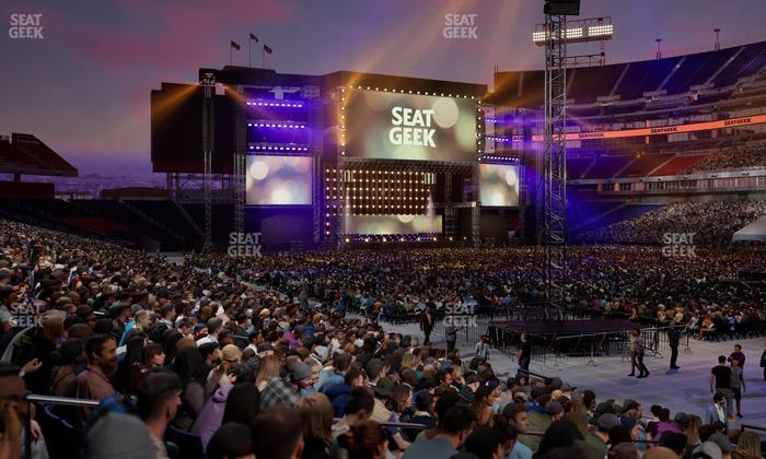 Nissan Stadium - Section 130 Seat View