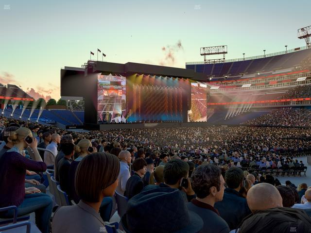 Nissan Stadium - Section 131 Seat View