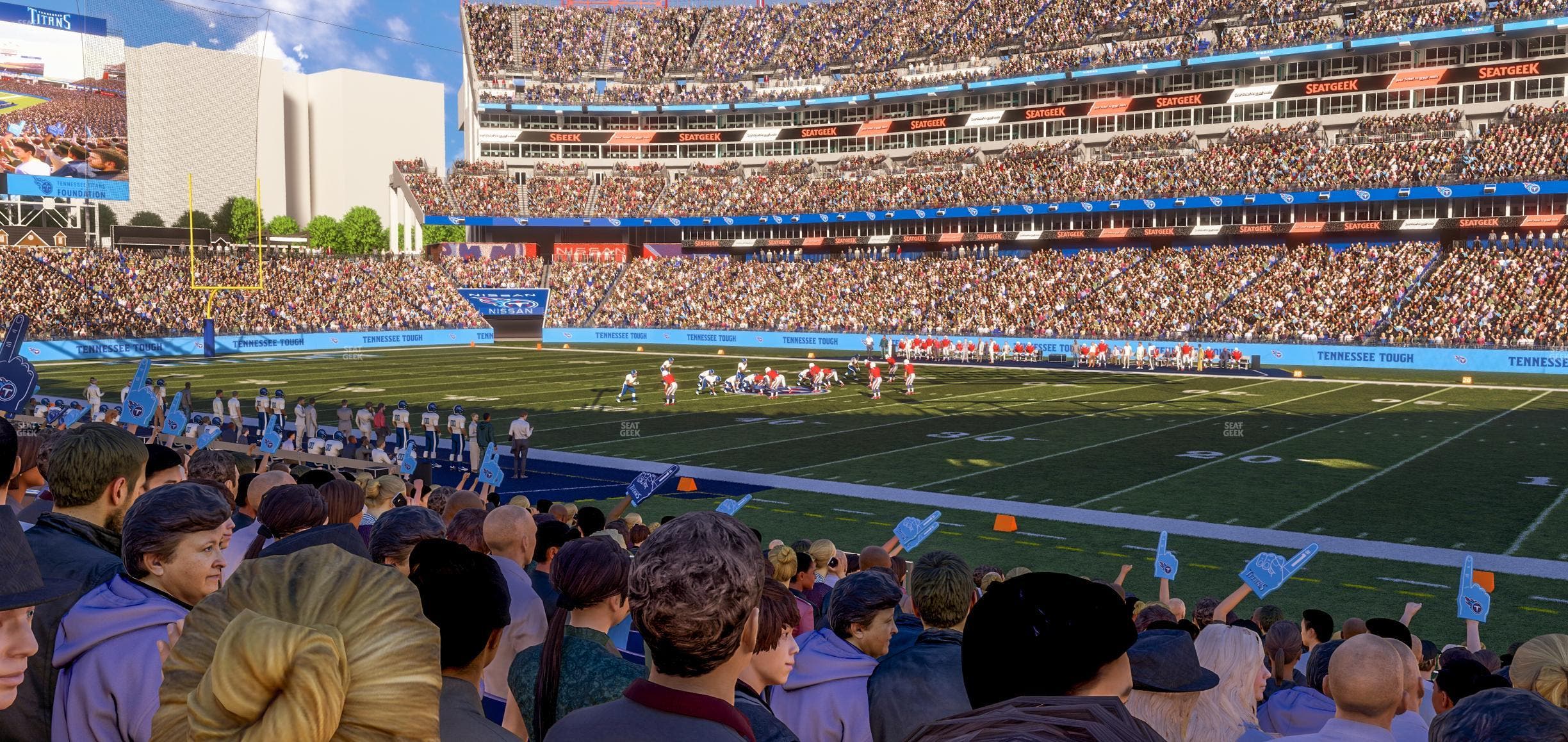 Nissan Stadium - Section 132 Seat View