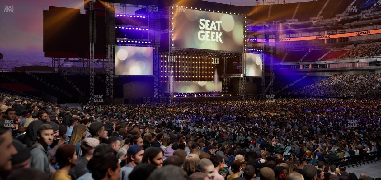 Nissan Stadium - Section 132 Seat View