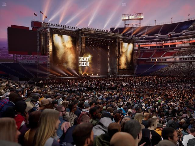 Nissan Stadium - Section 133 Seat View