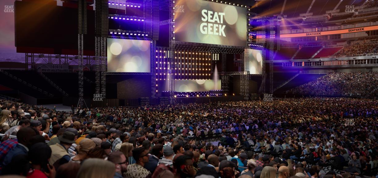 Nissan Stadium - Section 133 Seat View